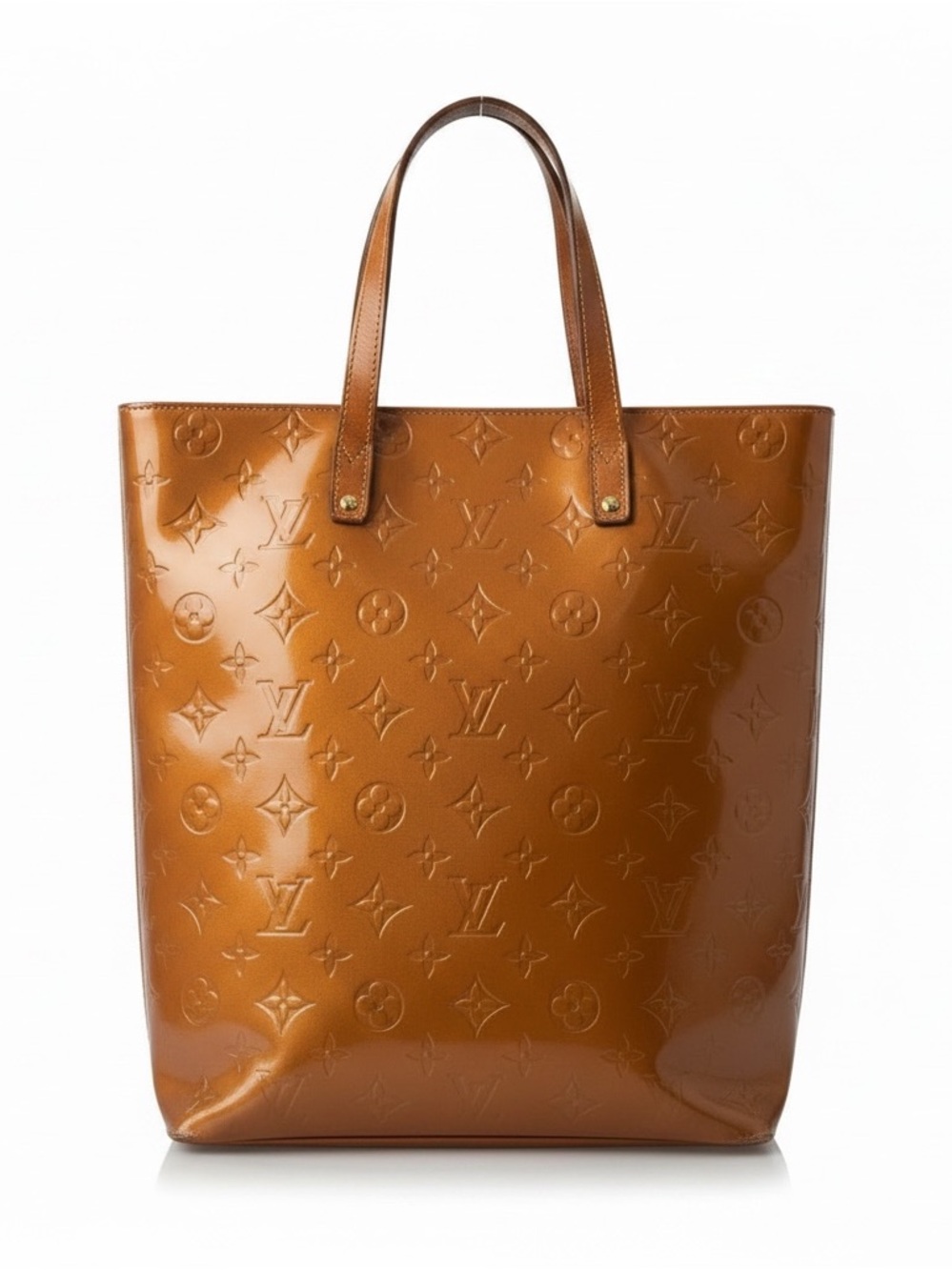 Louis Vuitton Monogram Vernis Reade MM - with original dust cover. Pre-loved.